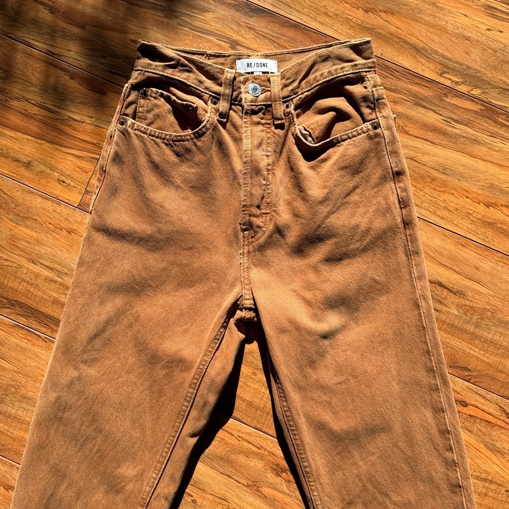 Re/Done Brown / Orange Jeans - 24